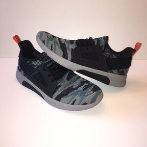 Mark Nason Los Angela’s Boomtown camo sneakers.